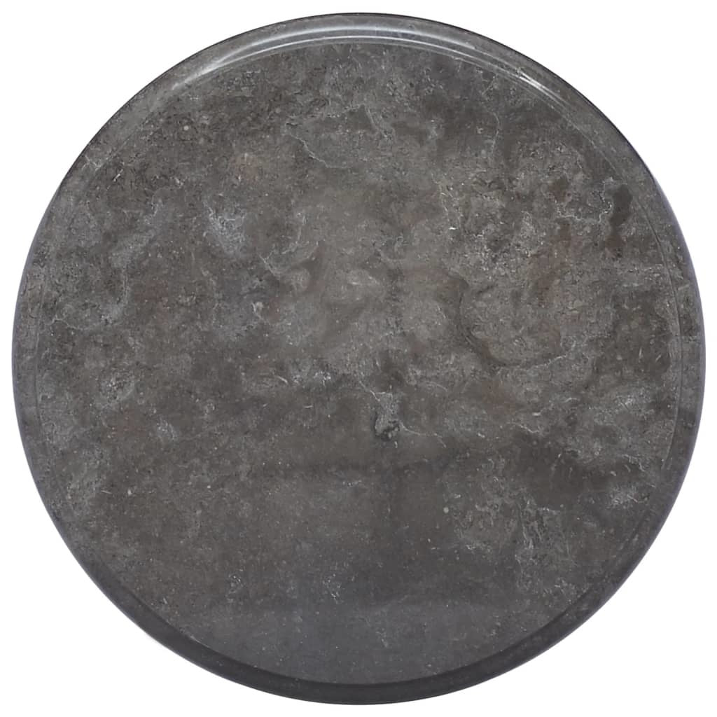 Table Top Black Ø15.7"x1" Marble