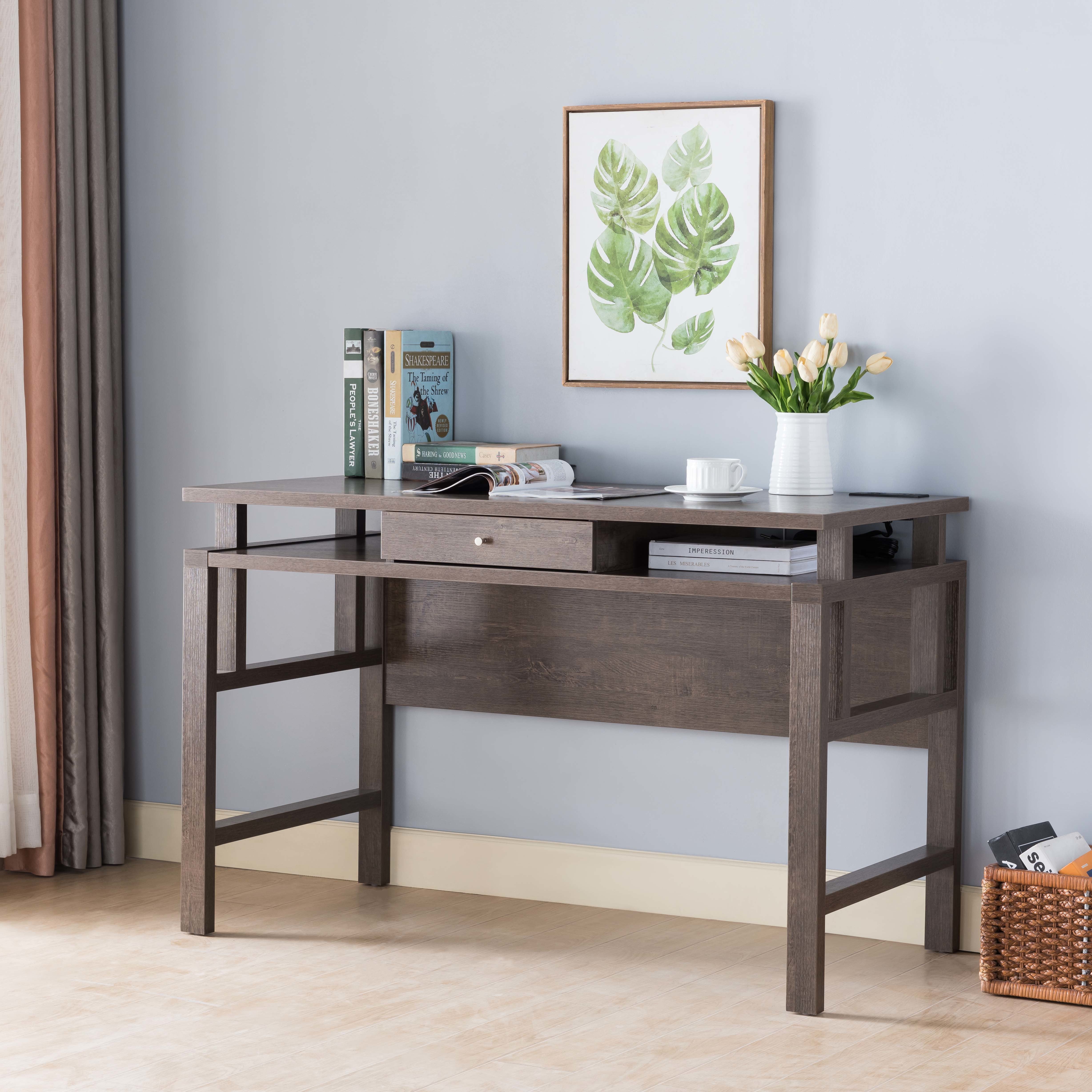 ID USA 202724 Desk Walnut Oak