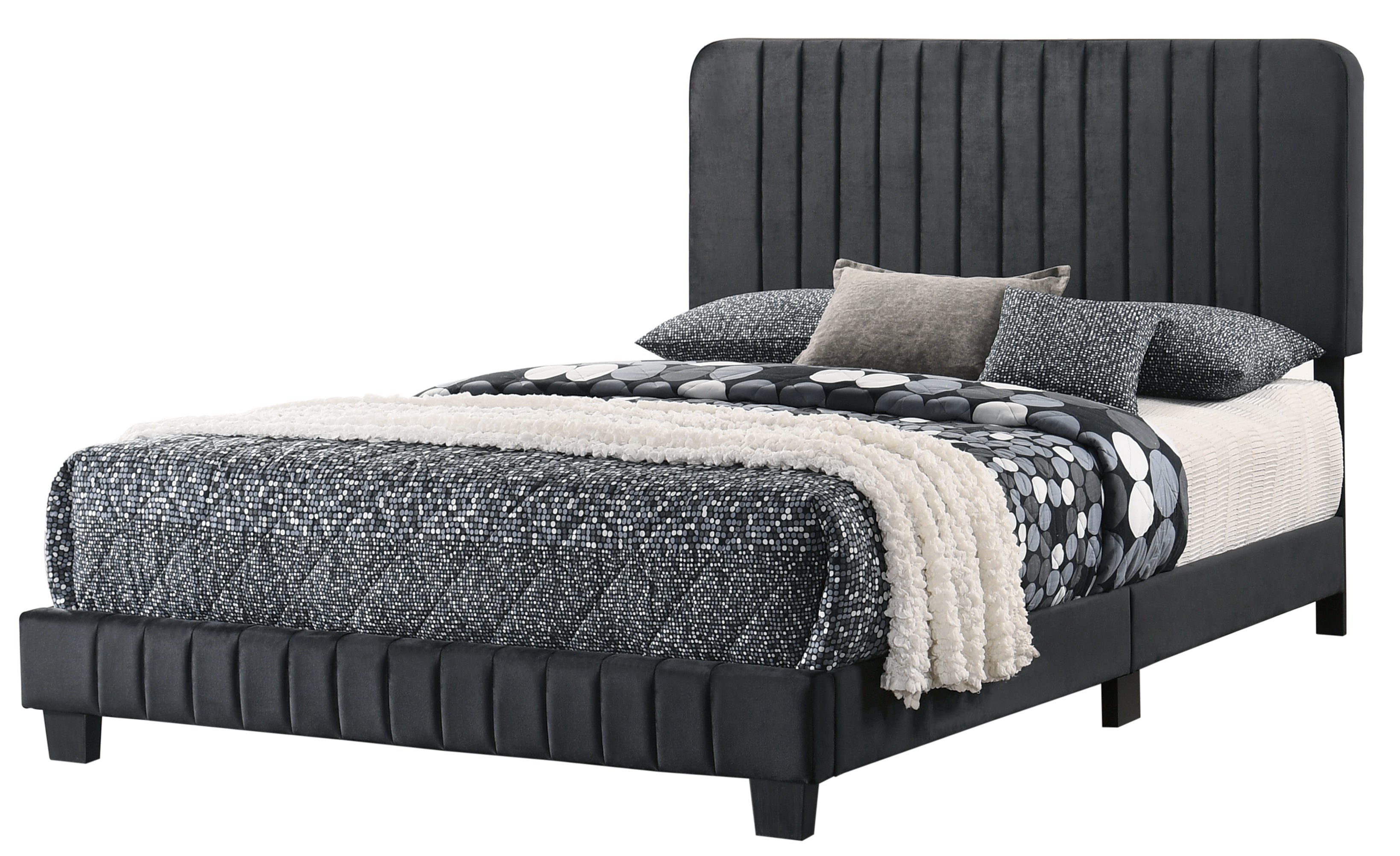 Glory Furniture Lodi G0407-FB-UP FULL BED , BLACK