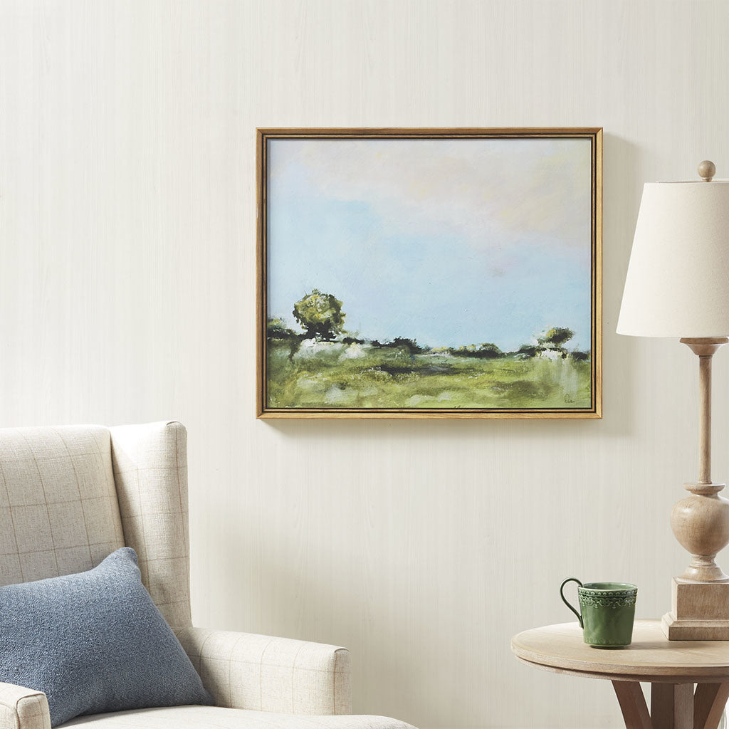 Abstract Landscape Framed Canvas Wall Art