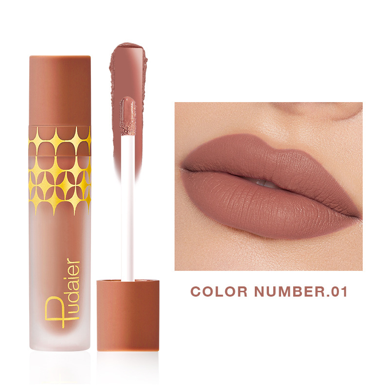Star Matte Liquid Lipstick Waterproof Long Lasting Lip Gloss Non-sticky Lip Gloss Lip Balm Lightweight High Pigmentation Hydrating Satin Matte Long-lasting Velvet