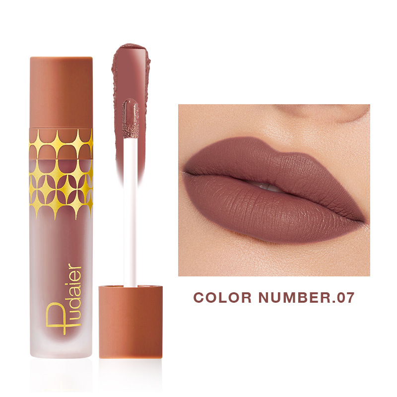 Star Matte Liquid Lipstick Waterproof Long Lasting Lip Gloss Non-sticky Lip Gloss Lip Balm Lightweight High Pigmentation Hydrating Satin Matte Long-lasting Velvet