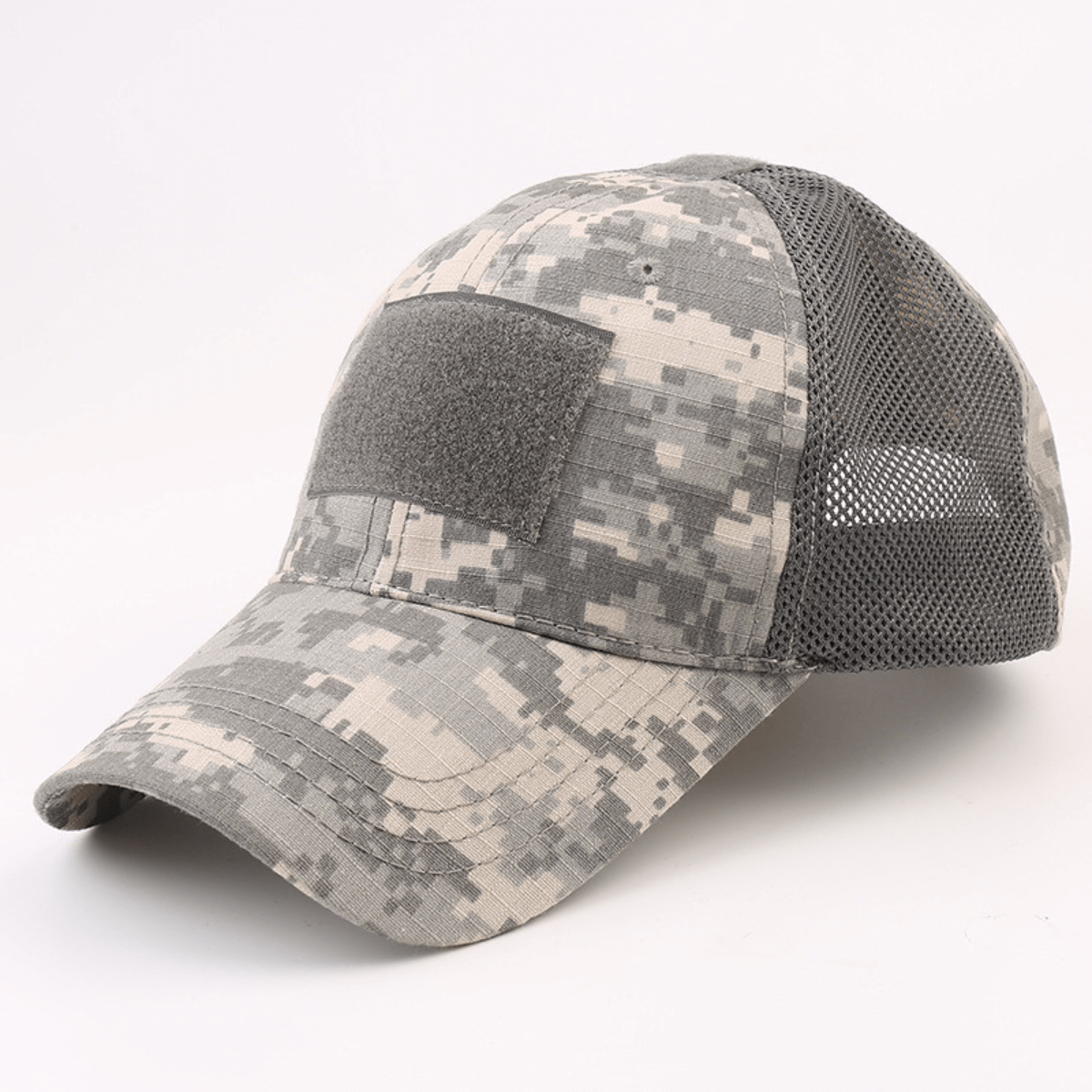 Military-Style Tactical Patch Hat with Adjustable Strap | Breathable and Unisex