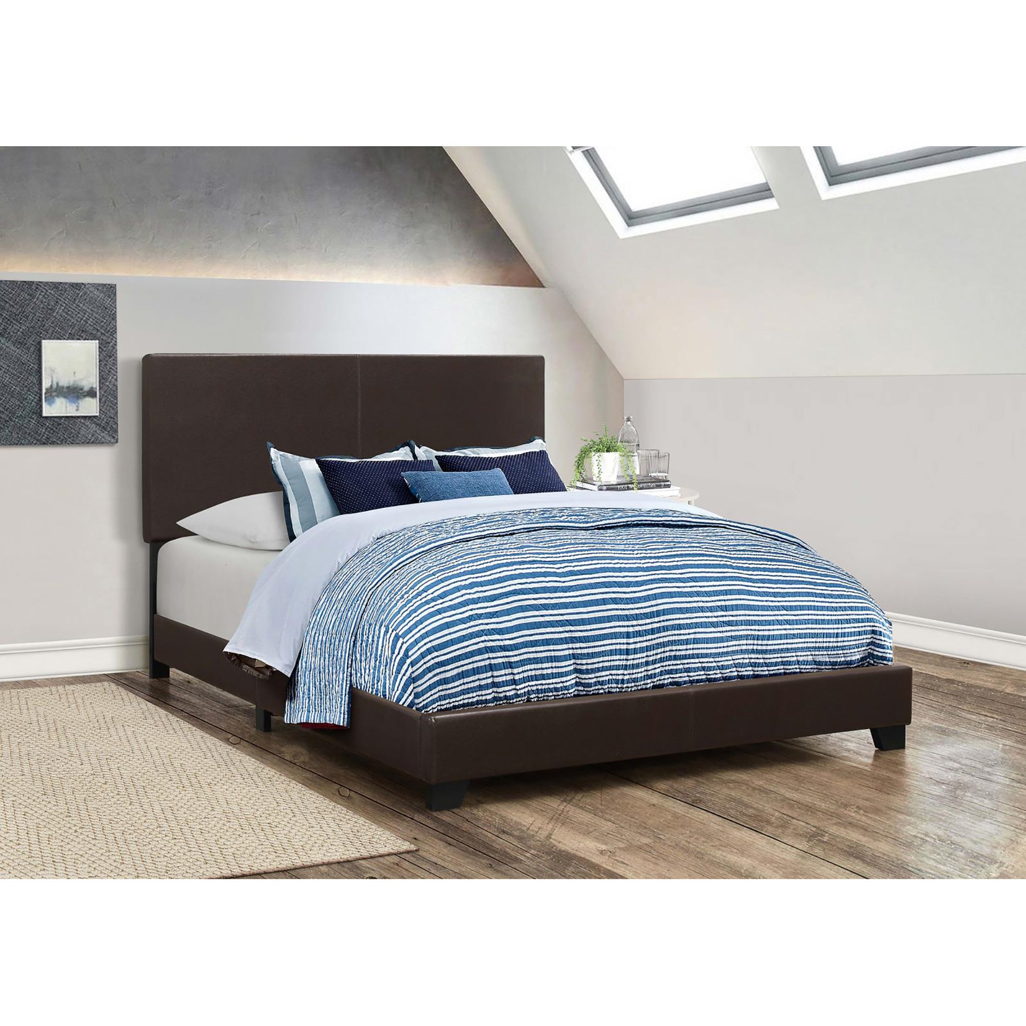 Brown Full Panel Bed