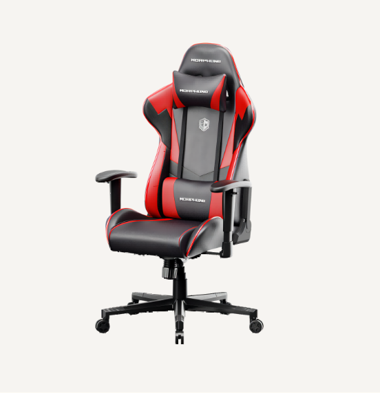 Morphling Gaming Chair Office Chair PC Chair with High Back Ergonomics Lumbar Support, Racing Style PU Leather Multifunction Adjustable Computer Chair with Lumbar Support Task Chair (C-M03)