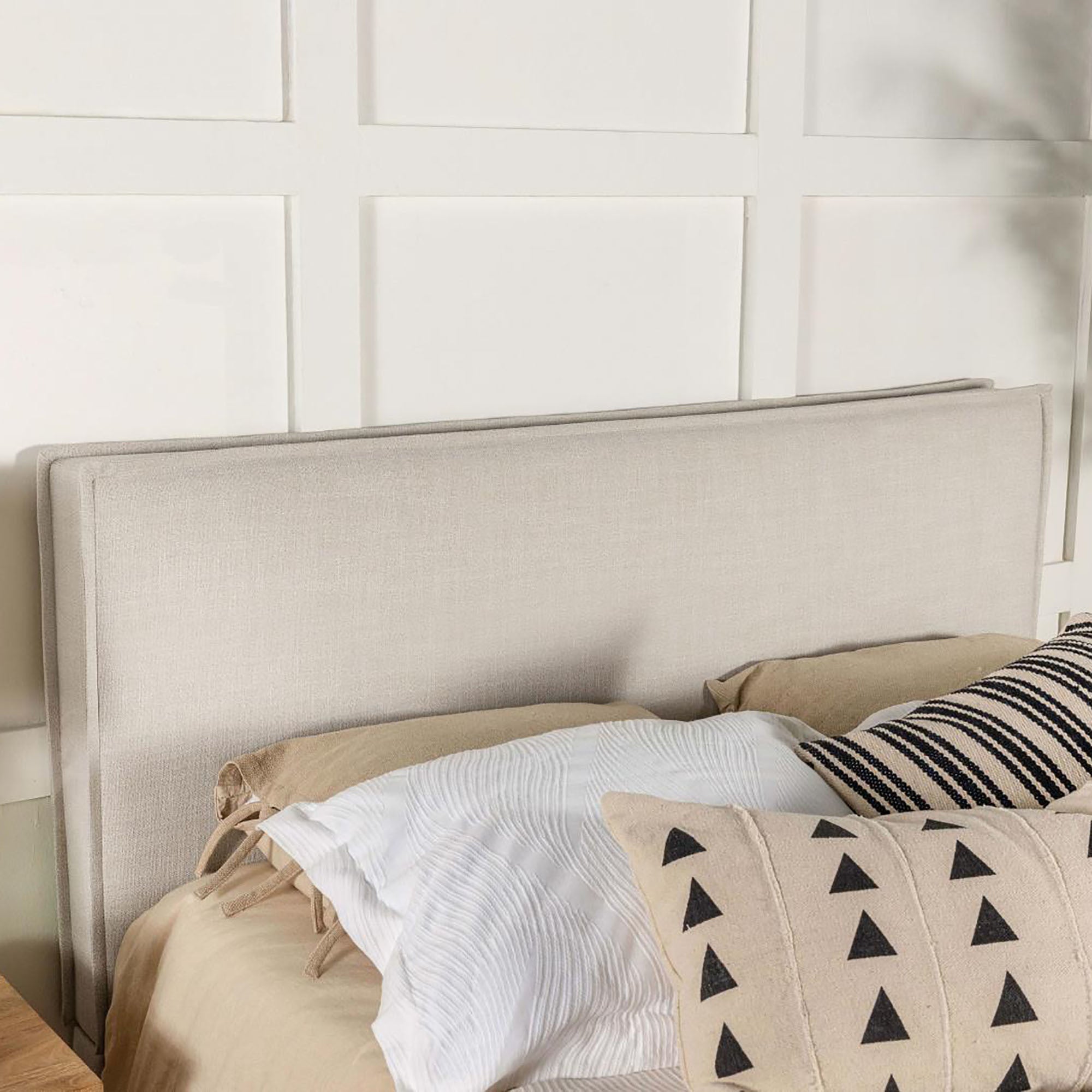 Sand Headboard with Flange Details