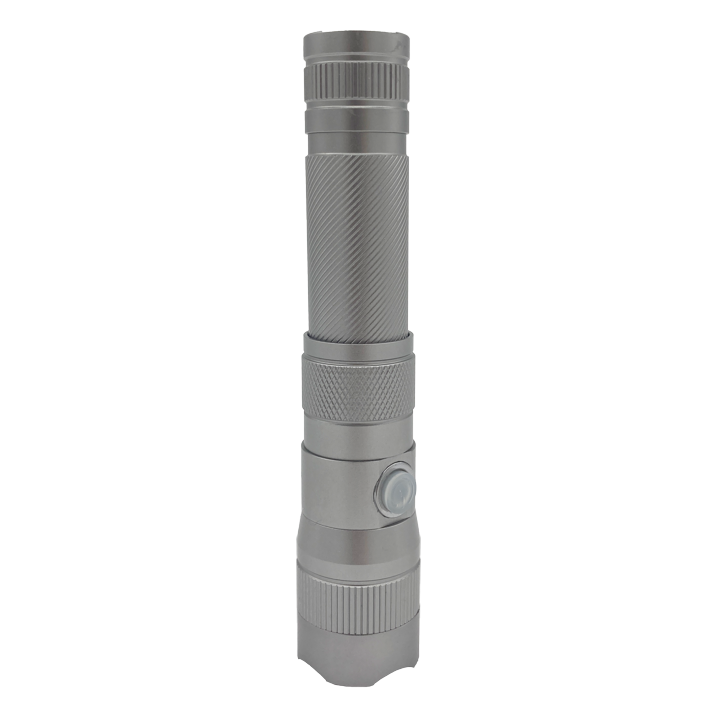 Cascade Mountain Tech 700 Lumens Rechargeable Aero Flashlight, Siliver