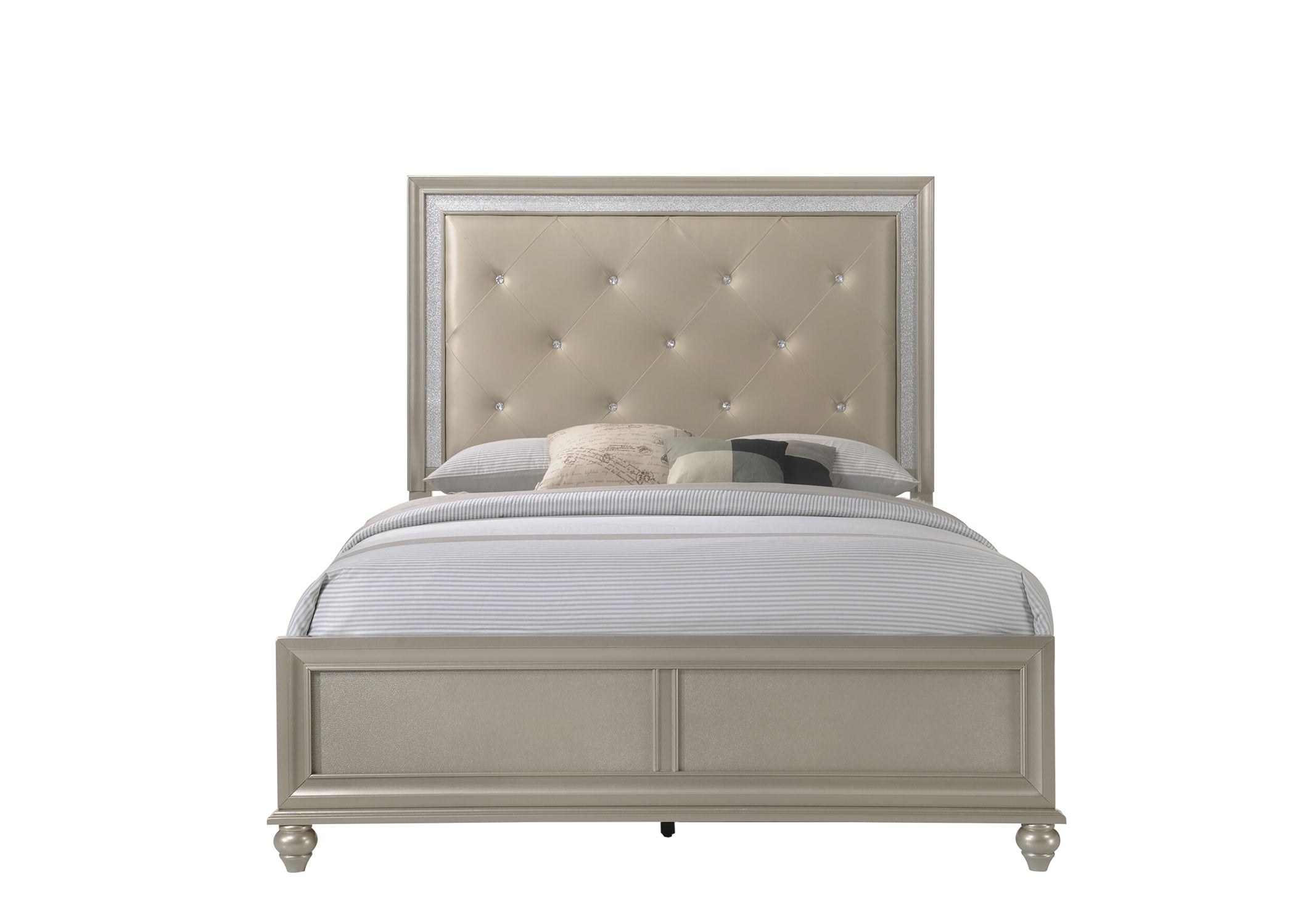 Lila - Twin Headboard, Footboard - Gray