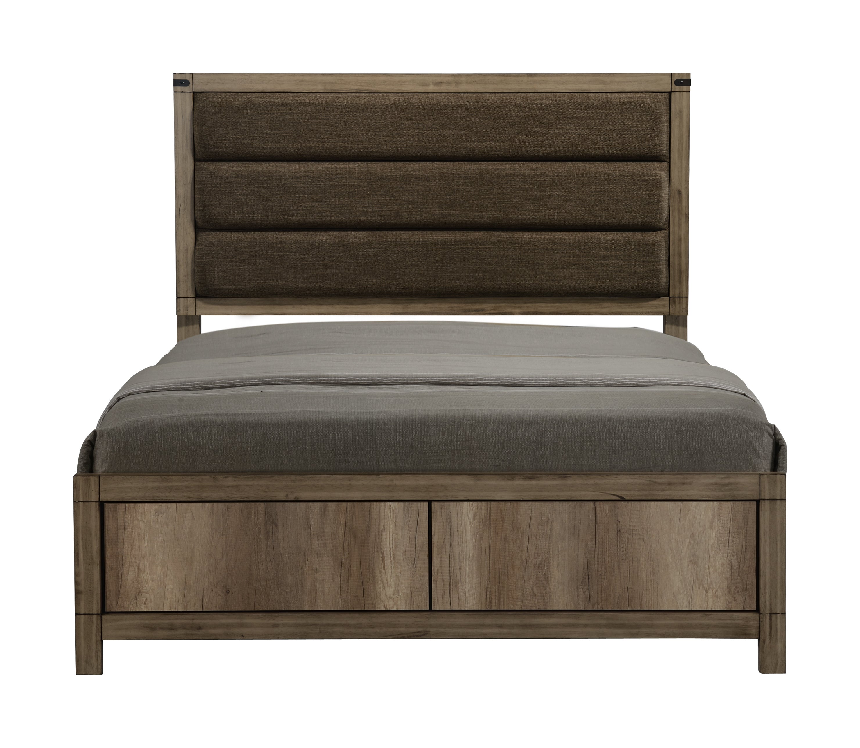 Matteo - Queen Headboard, Footboard - Brown