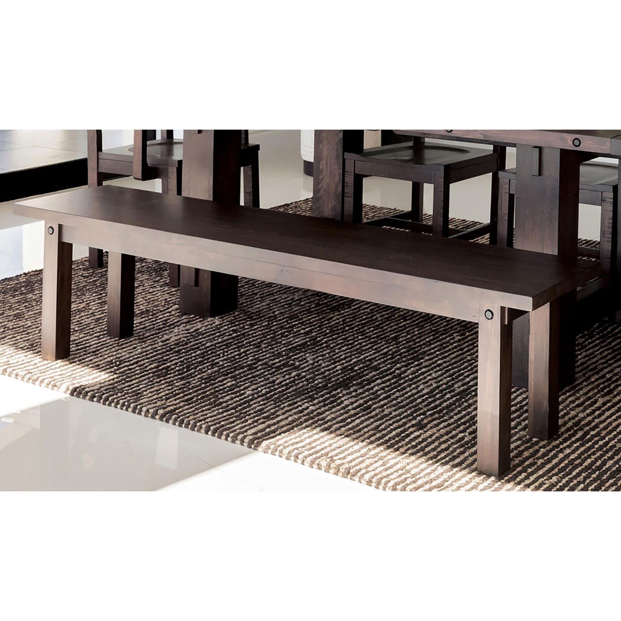 Vintage Java Rectangle Bench