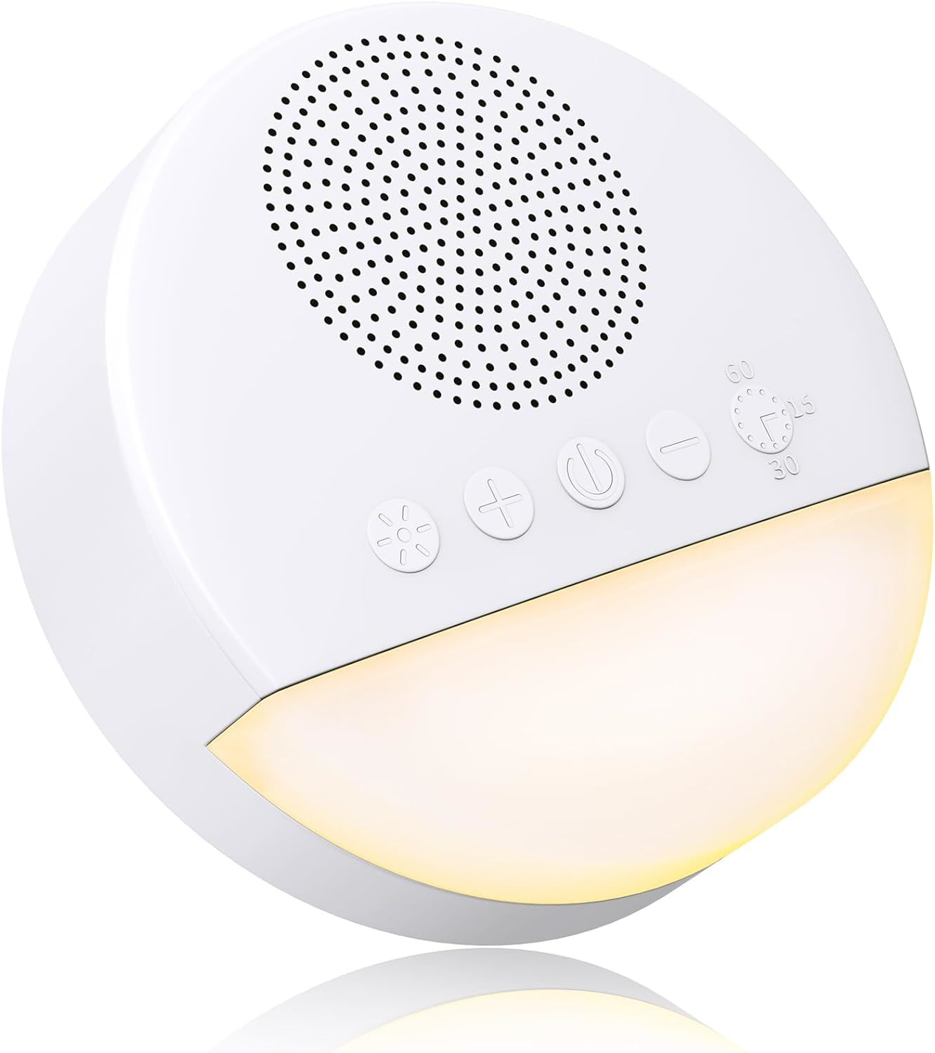 White Noise Sound Machine, Portable Sound Machine and Night Lights with 11 Soothing Sounds and Sleep Timer, Sound Machine Sleep Aid for Adults/Baby for Home Travel and Office