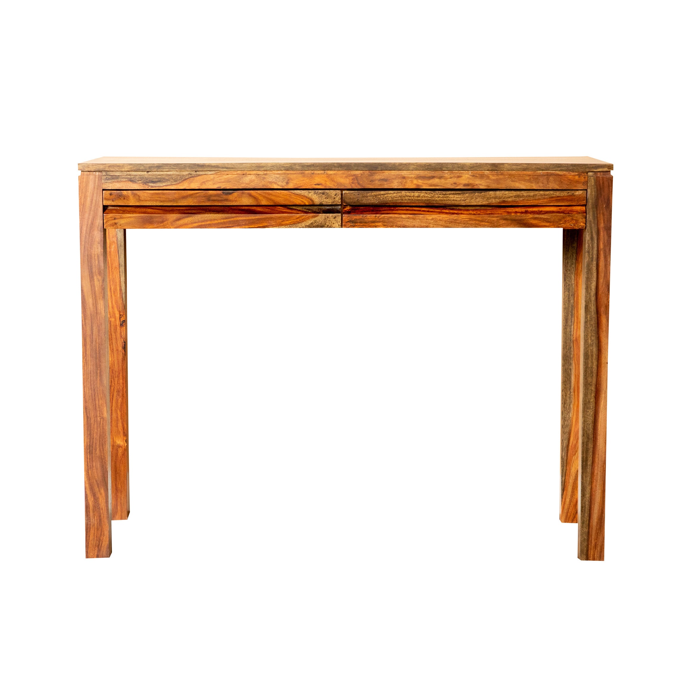 Warm Chestnut 2-Drawer Console Table