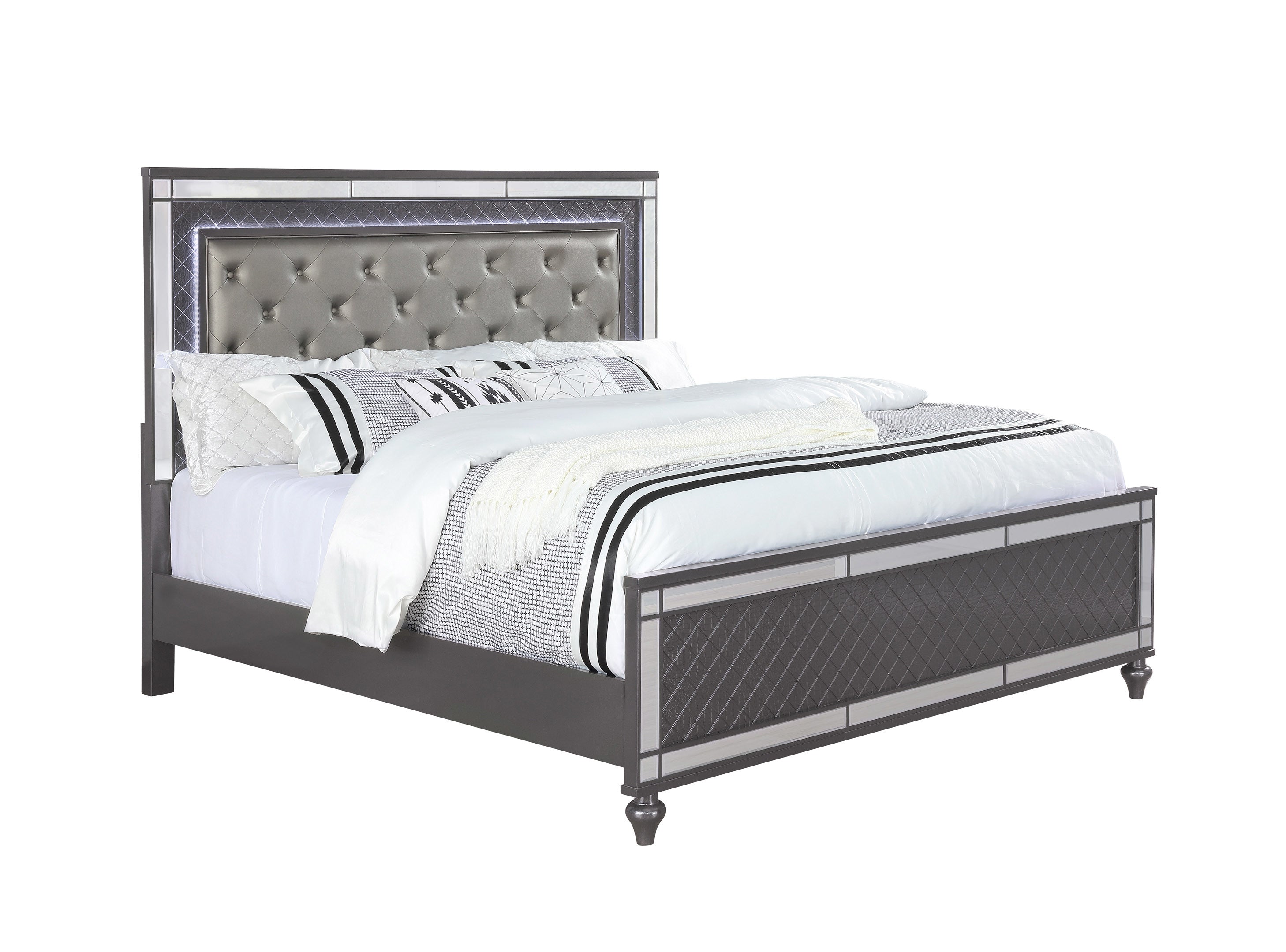 Refino - King Footboard - Gray