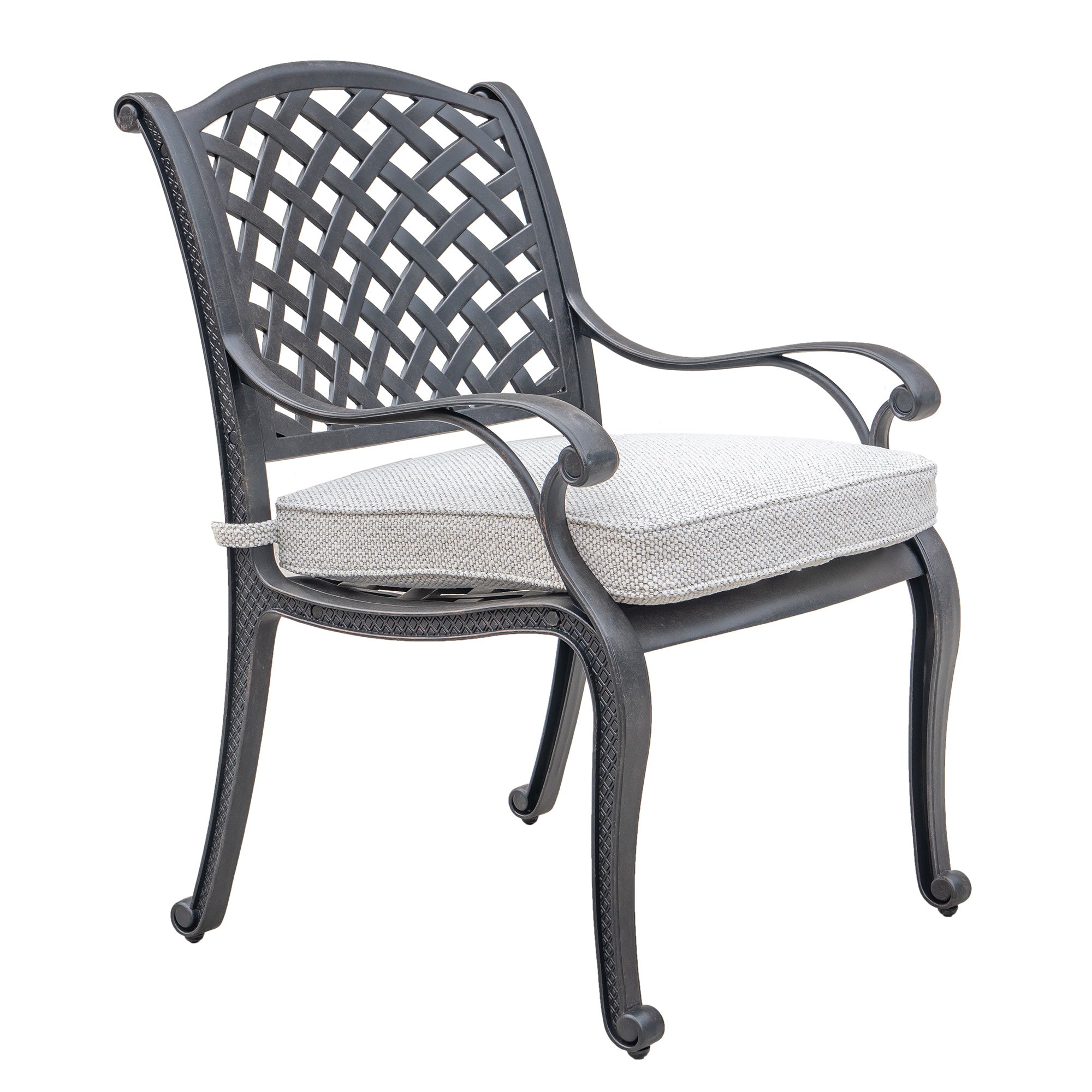 Outdoor Dining Chair with Cushion, Sandstorm