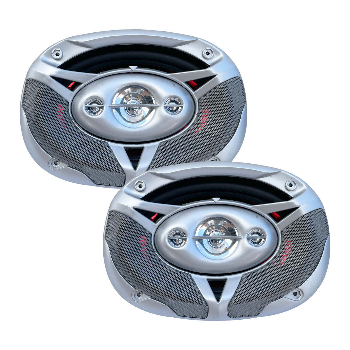 5 CORE 6X9 Inch Car Audio Coaxial Speaker 2 Pieces 3 Way 1200 Watts PMPO Full Range Speakers with 4 Ohm Impedance Sold in Pair, Premium Quality CS 699