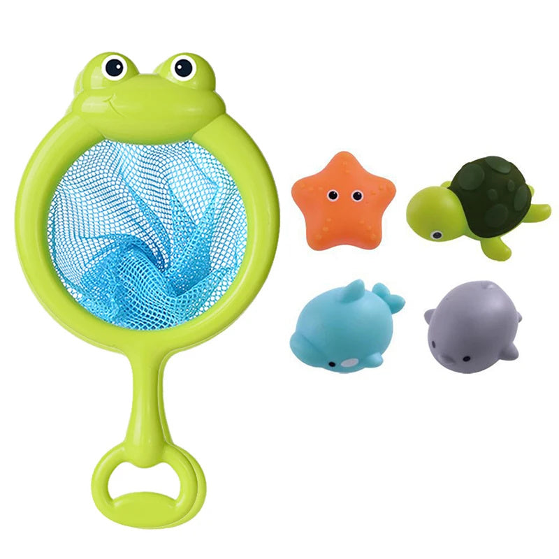 Baby Cute Induction Luminous Animal Bath Toys Bathtub Colorful LED Lighting Toys Waterproof for Toddler Infant Boys Girls Gift