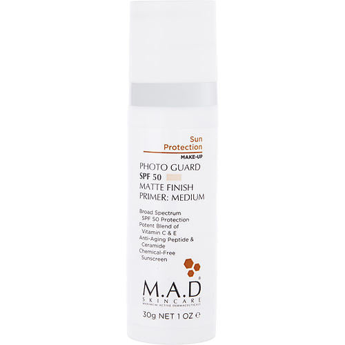 M.A.D. Skincare by M.A.D. Skincare Photo Guard SPF 50 Matte Finish Primer - Medium --30ml/1oz