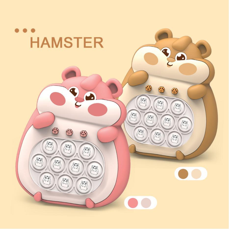 Fast-Push-Bubble-Game For Kids & Adults Pop Fidget Quick Push Game Light Up Puzzle Speed Push Game Handheld Fidget Game Toy Gift For Boys & Girls Age 