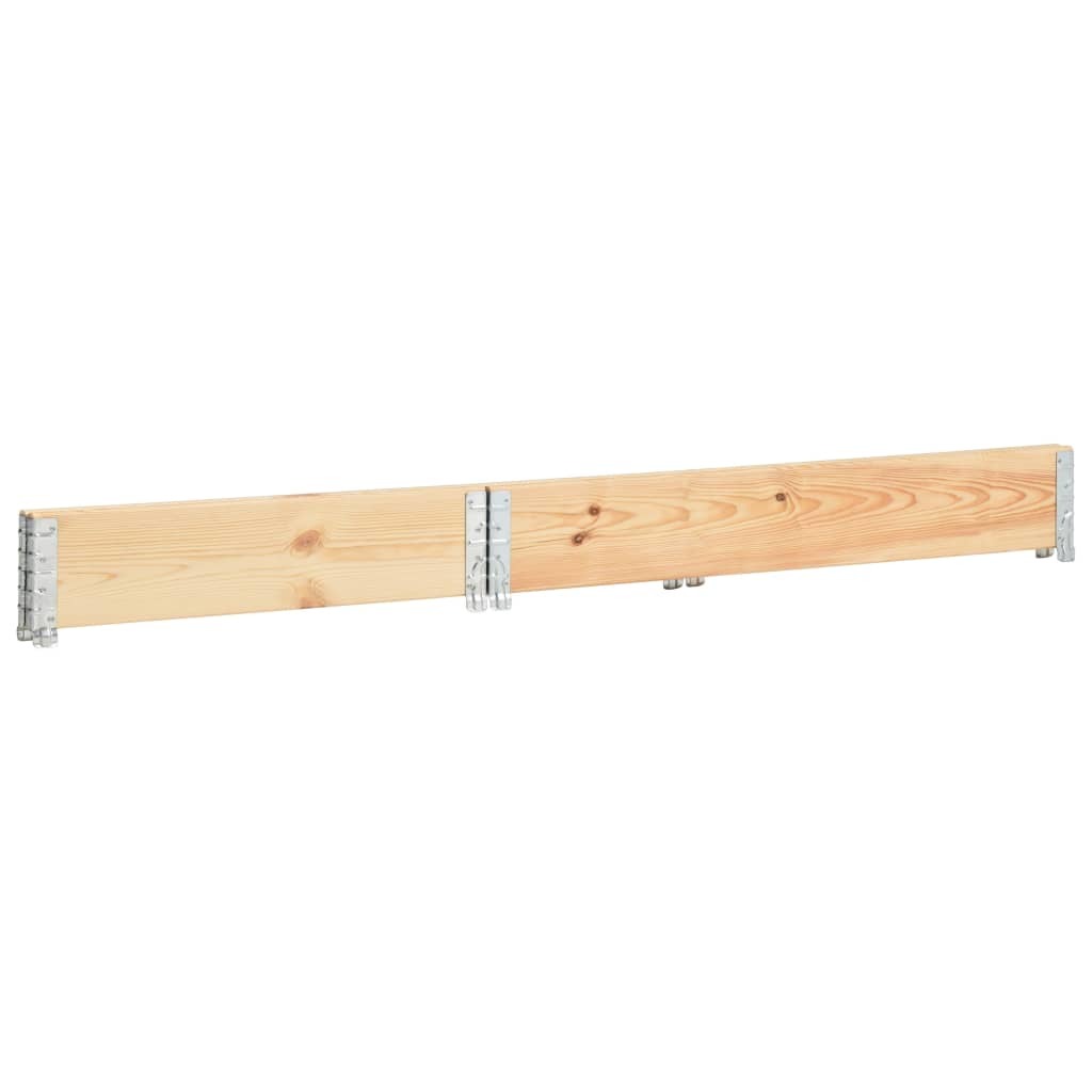 Pallet Collar 39.4"x59.1" Solid Pine Wood