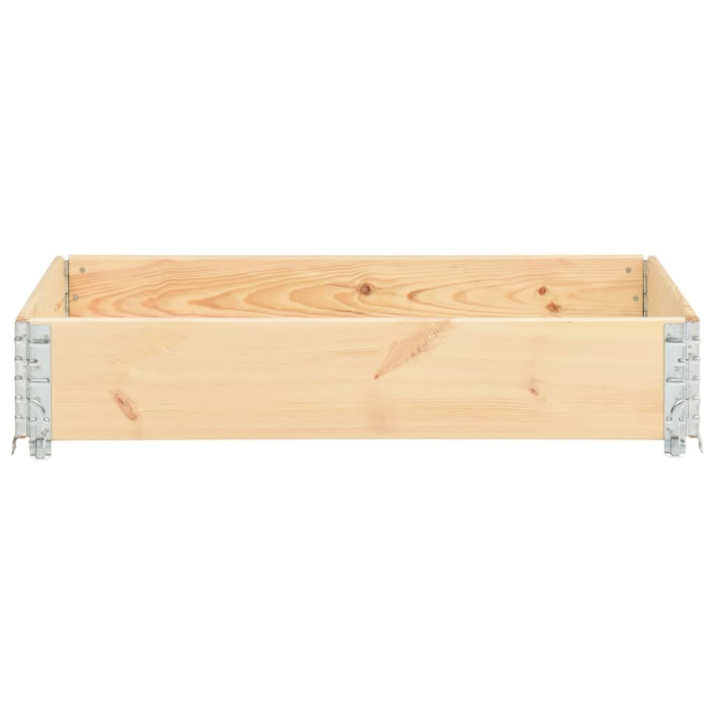 Pallet Collar 39.4"x59.1" Solid Pine Wood