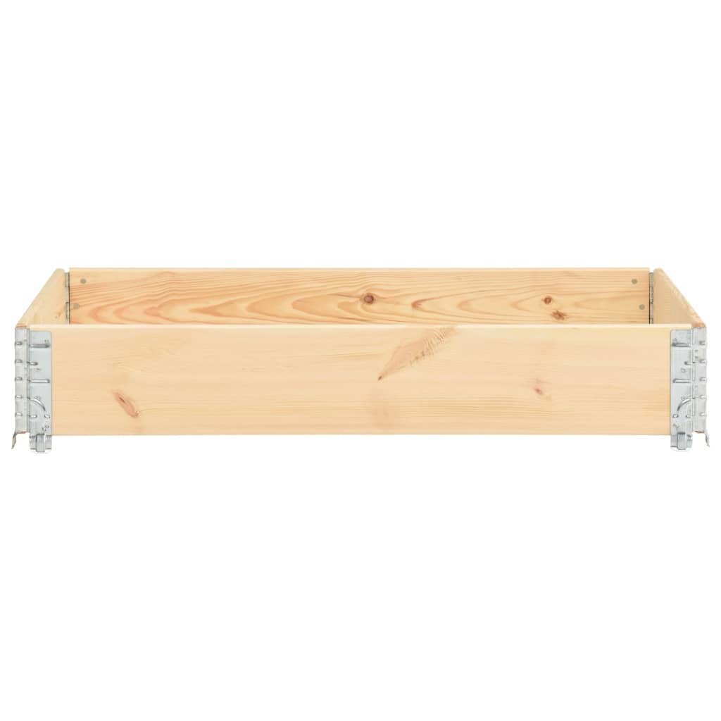 Pallet Collar 31.5"x47.2" Solid Pine Wood