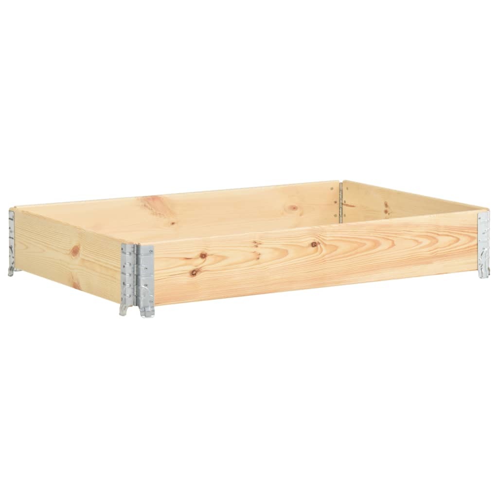 Pallet Collar 19.7"x59.1" Solid Pine Wood