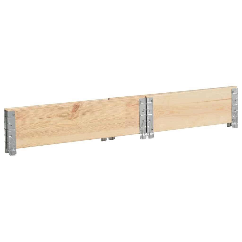 Pallet Collar 23.6"x31.5" Solid Pine Wood