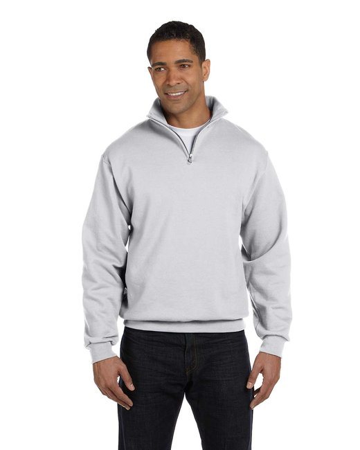 Jerzees 995M Adult NuBlend Quarter-Zip Cadet Collar Sweatshirt