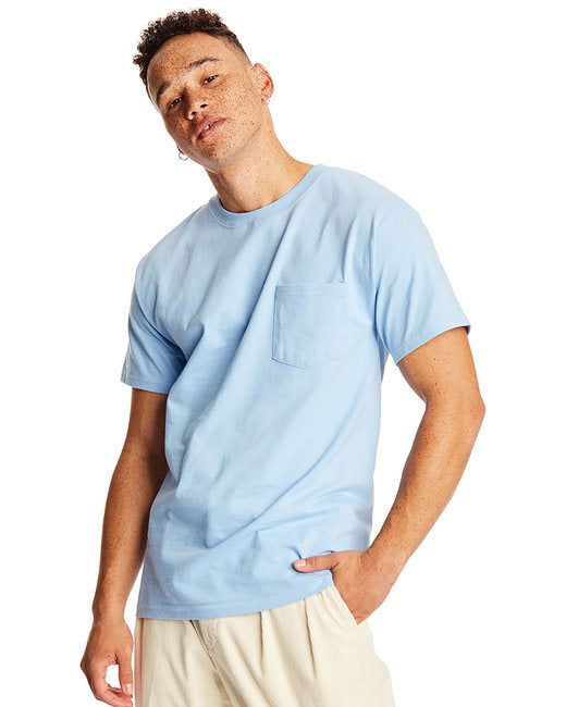 Hanes 5190P Adult Beefy-T with Pocket