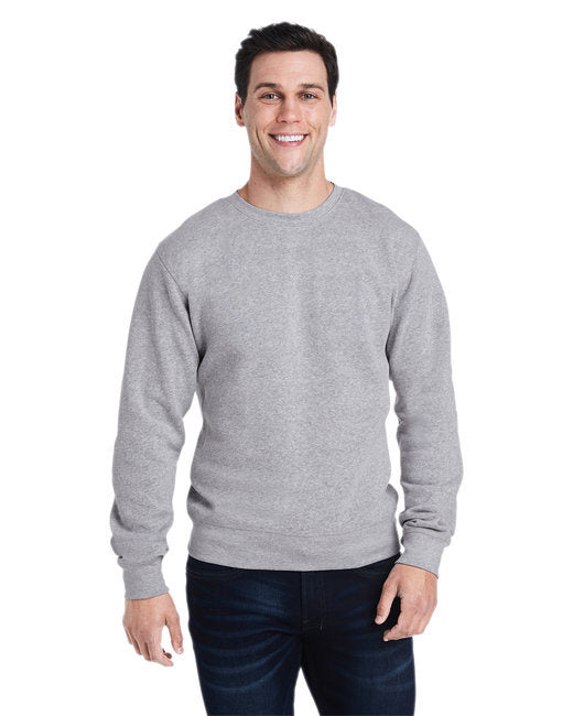 J America 8870JA Adult Triblend Crewneck Sweatshirt