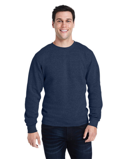 J America 8870JA Adult Triblend Crewneck Sweatshirt