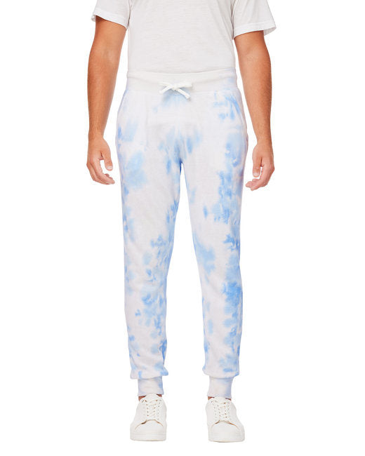 J America 8884JA Adult Tie Dye Fleece Jogger