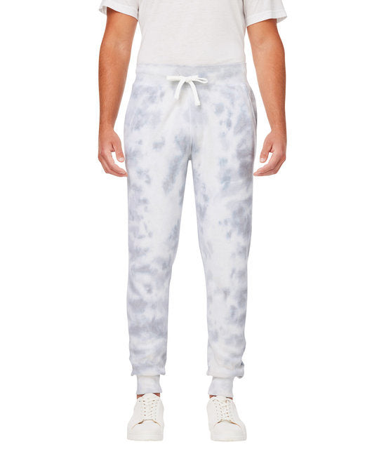 J America 8884JA Adult Tie Dye Fleece Jogger