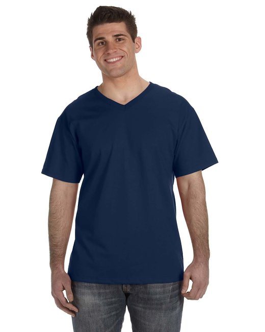 Fruit of the Loom 39VR Adult HD Cotton V-Neck T-Shirt