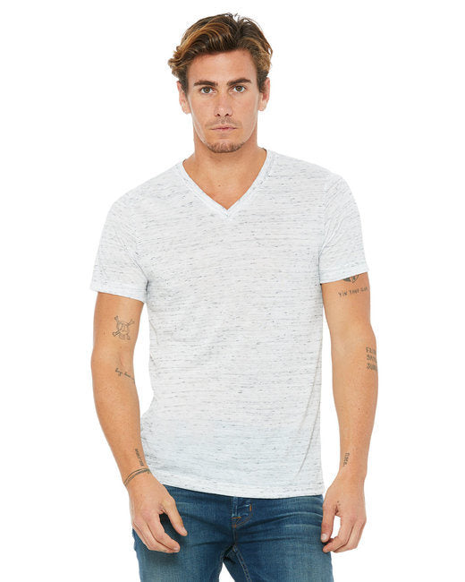 Bella + Canvas 3655C Unisex Textured Jersey V-Neck T-Shirt