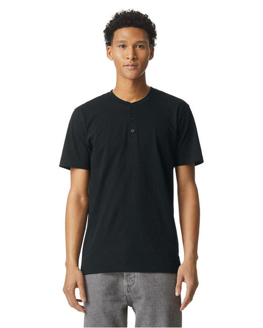 American Apparel 2004CVC Unisex CVC Henley T-Shirt