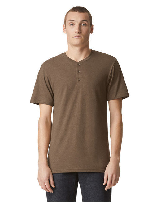 American Apparel 2004CVC Unisex CVC Henley T-Shirt