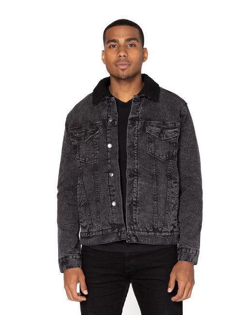 Threadfast Apparel 372J Unisex Sherpa-Lined Denim Jacket