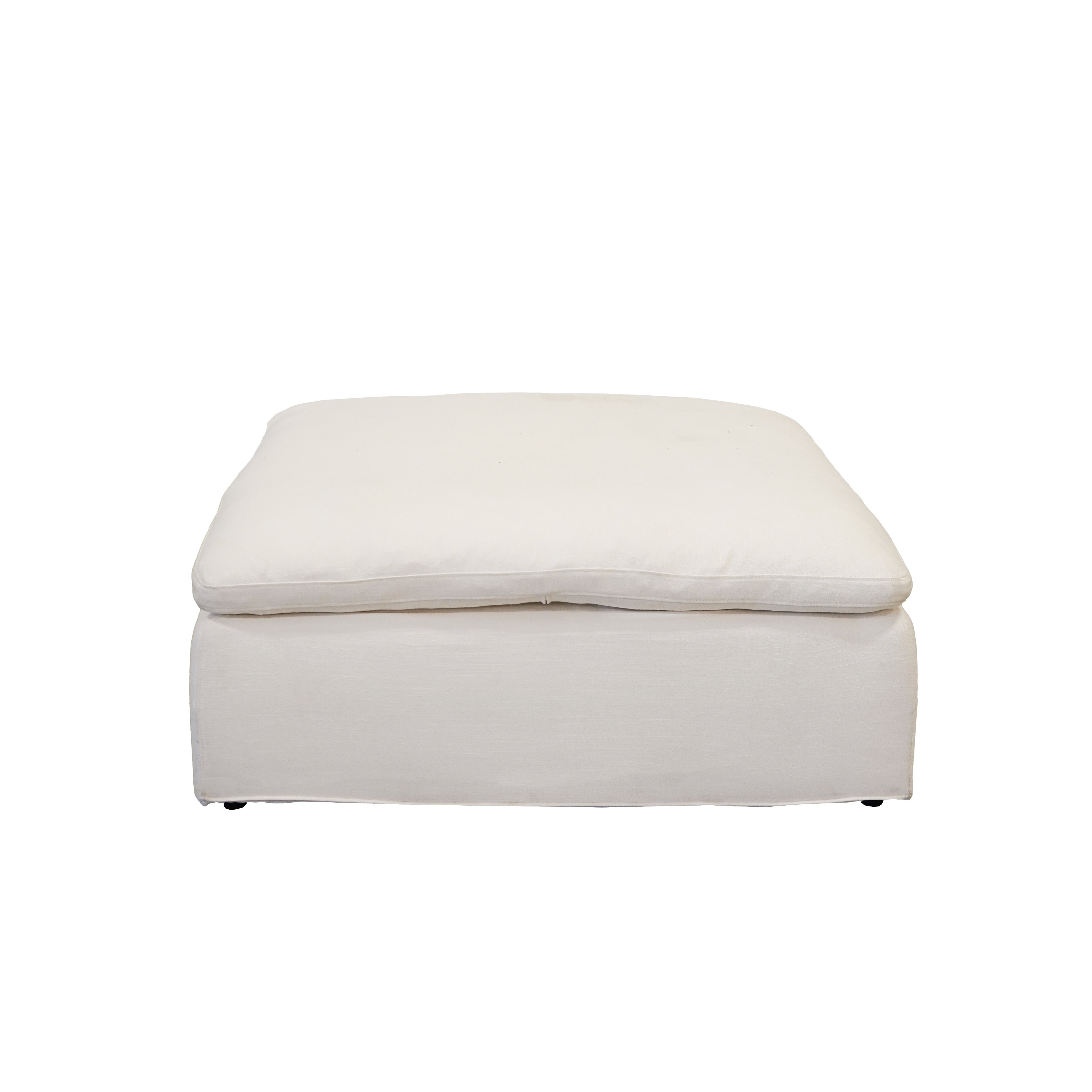 Harper Luxe Chenille Ottoman