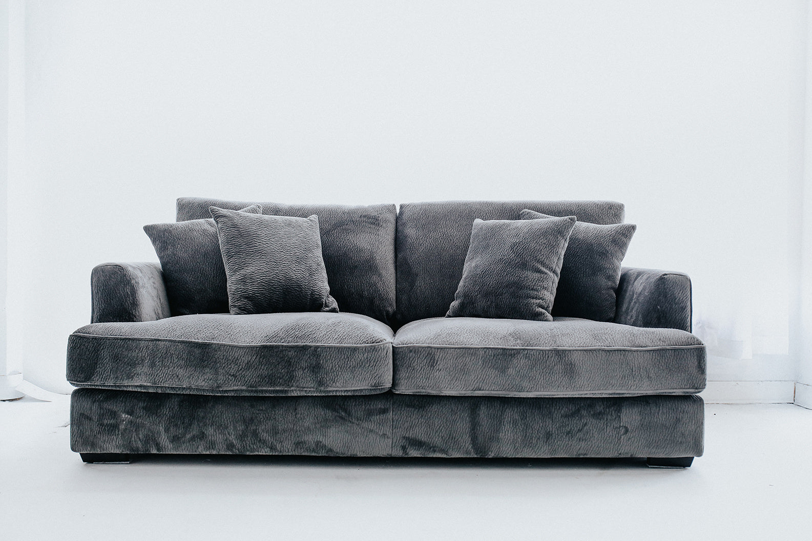 Ashton Grey Down Loveseat