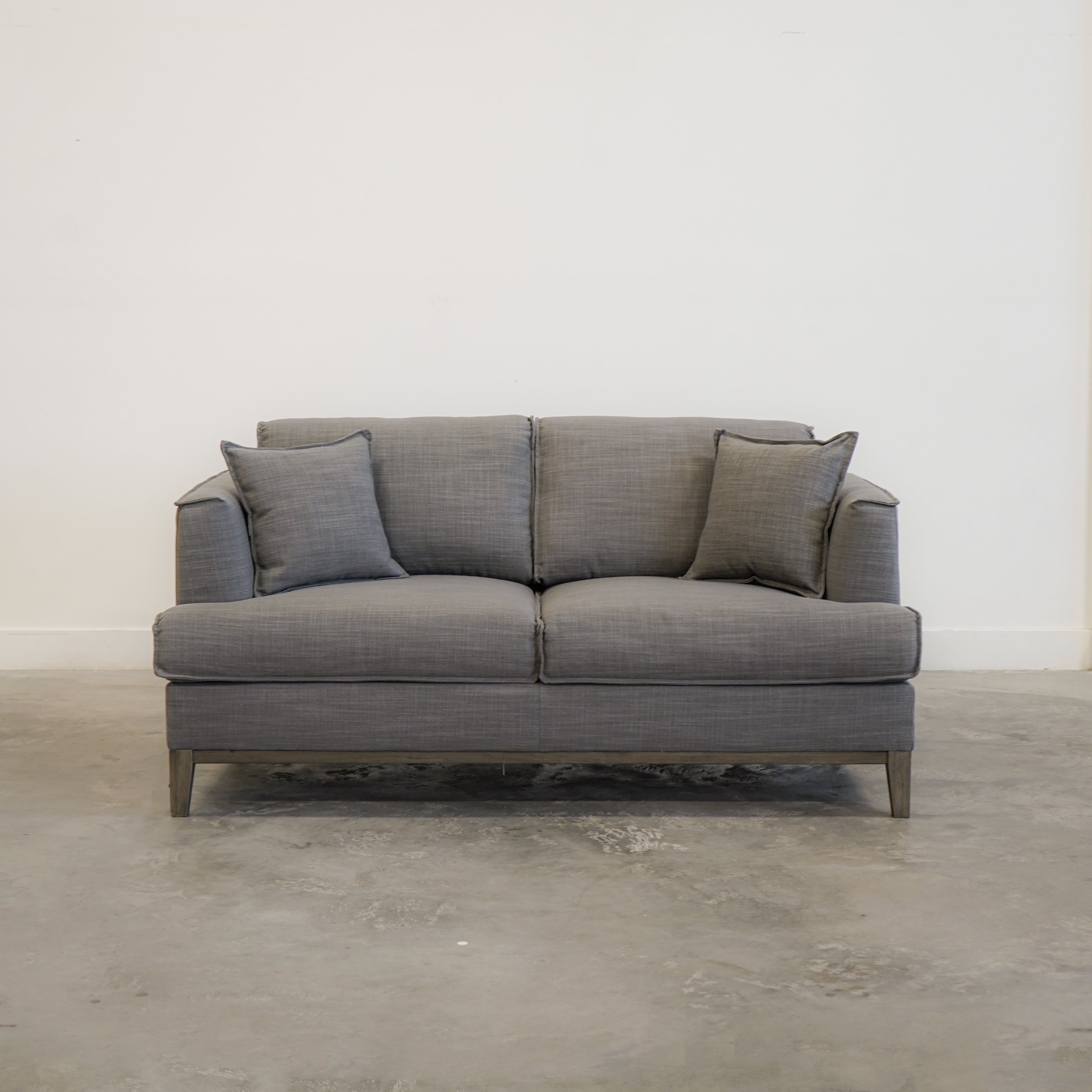 Aspen Grey Linen LoveSeat