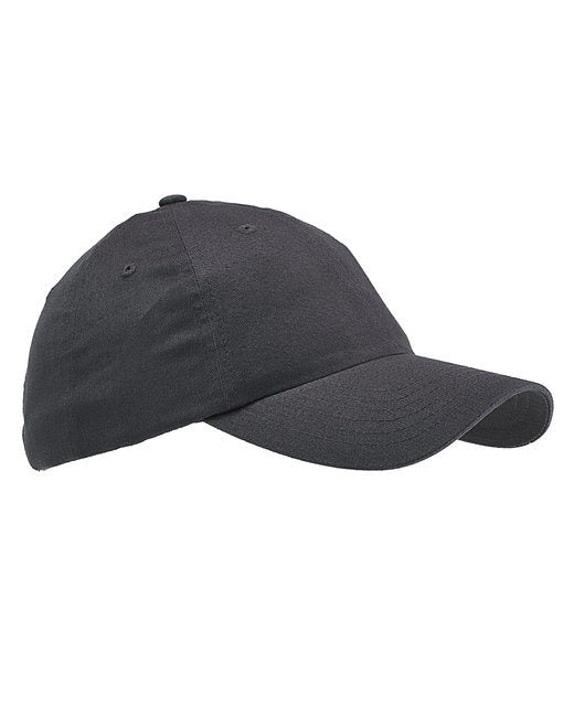 Big Accessories BX001 6-Panel Brushed Twill Unstructured Cap