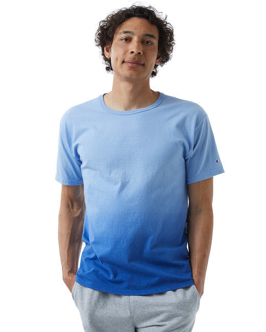 Champion CD100D Unisex Classic Jersey Dip Dye T-Shirt