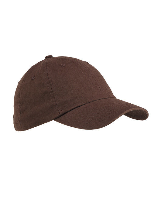 Big Accessories BX001 6-Panel Brushed Twill Unstructured Cap