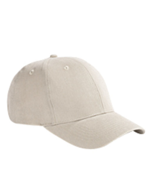 Big Accessories BX002 6-Panel Brushed Twill Structured Cap