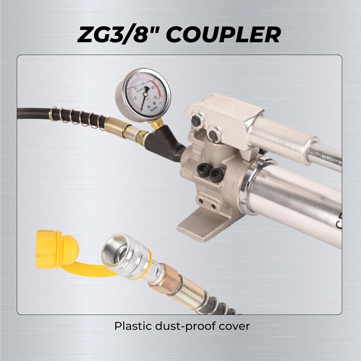 Hydraulic Hand Pump Single Acting Manual Hydraulic Lifting Pump CP-700 Hydraulic Lifting Pump with Pressure Guage