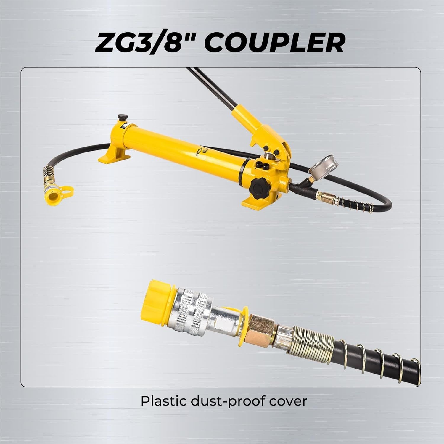 Hydraulic Hand Pump Single Acting Manual Hydraulic Lifting Pump CP-700 Hydraulic Lifting Pump with Pressure Guage