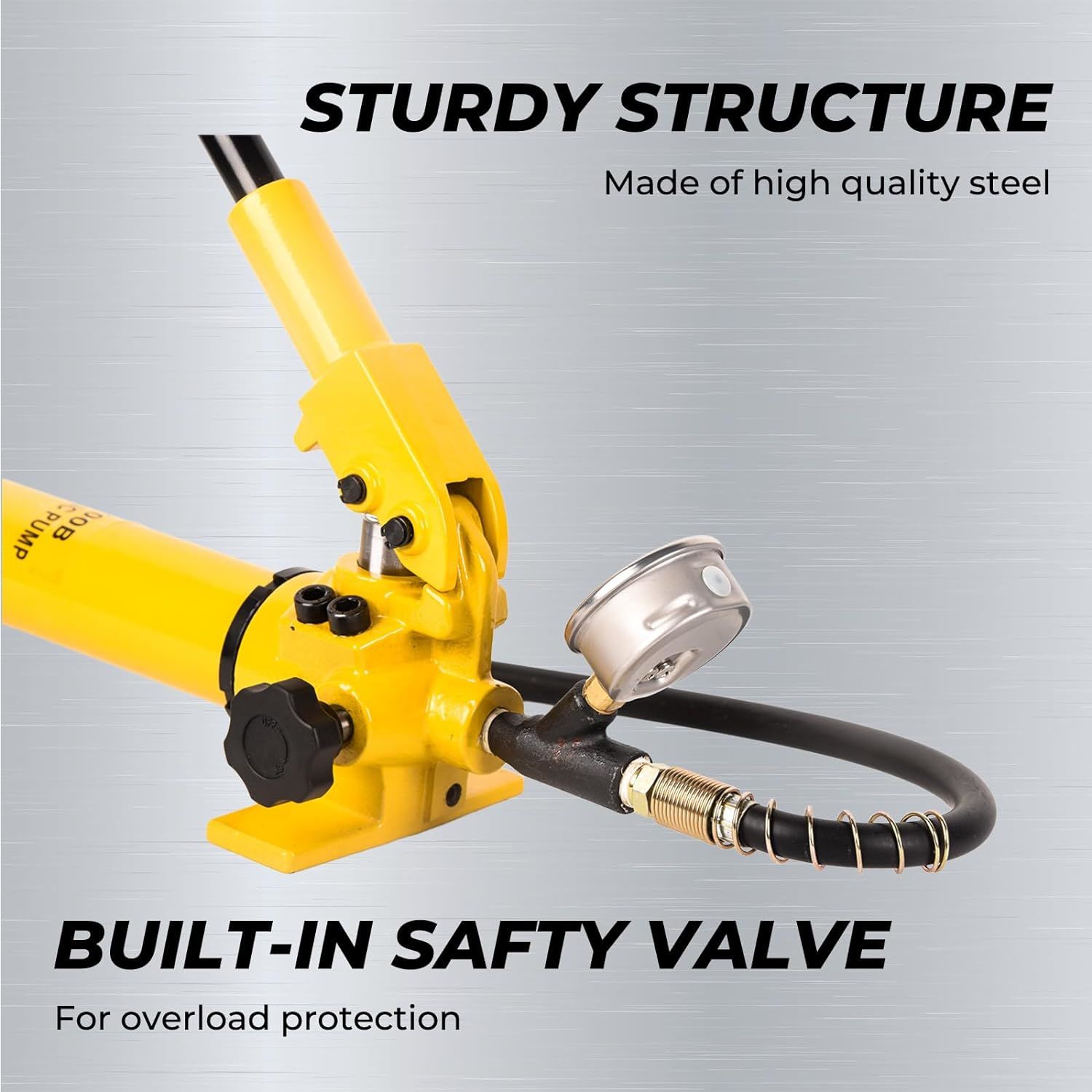 Hydraulic Hand Pump Single Acting Manual Hydraulic Lifting Pump CP-700 Hydraulic Lifting Pump with Pressure Guage