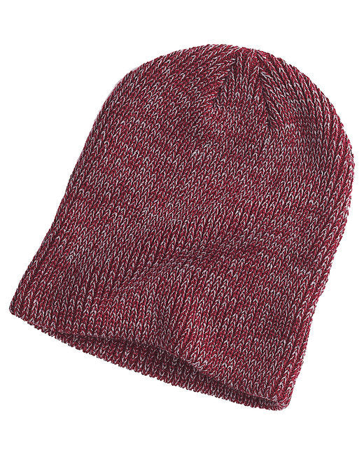 Big Accessories BA524 Ribbed Marled Beanie