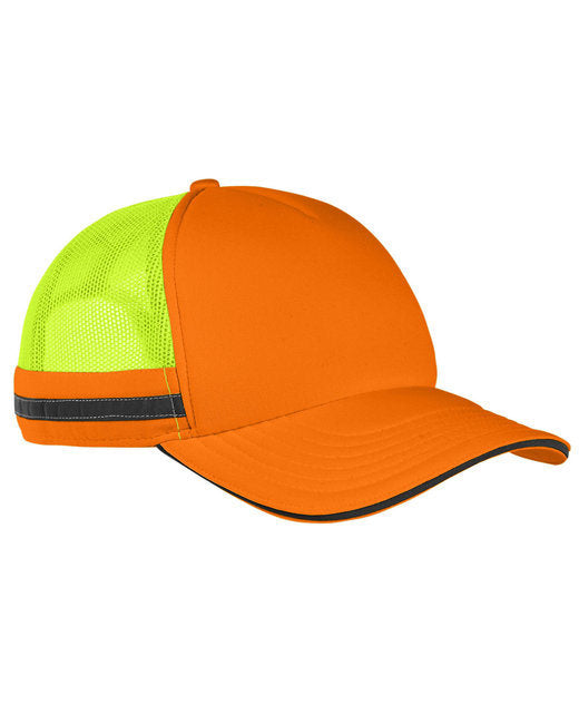 Big Accessories BA661 Safety Trucker Cap